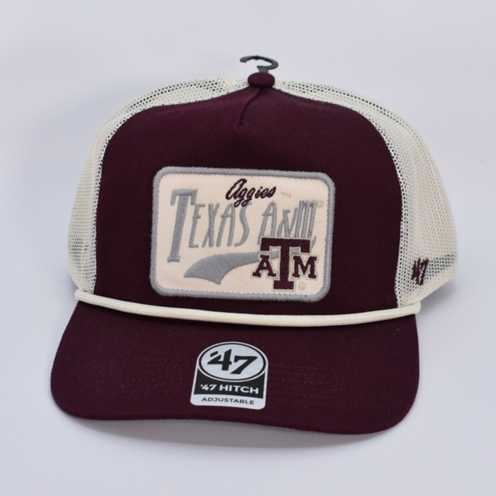 '47 Brand Texas A&M Aggies Trucker Golfer Rope‎ Snapback Adjustable Hat Cap NEW